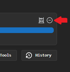 close channel button